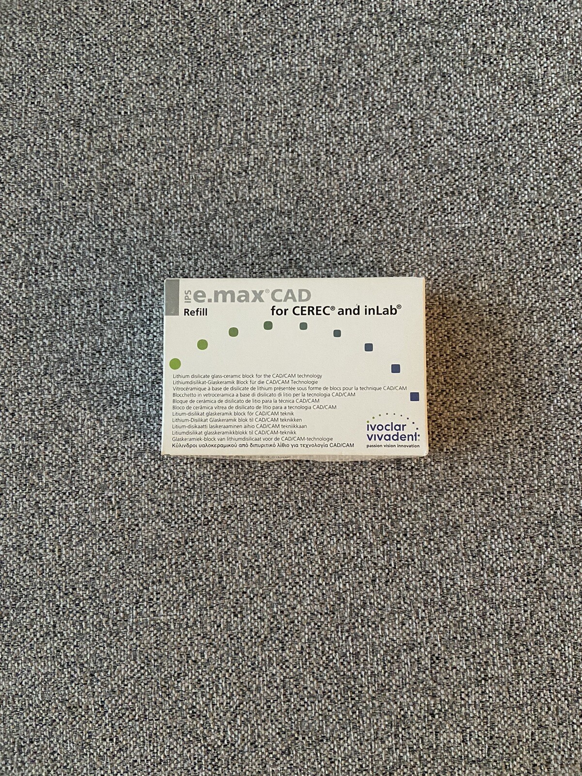 IPS e.max CAD Cerec Milling Blocks – LT – Shade B2 – 1 pk
