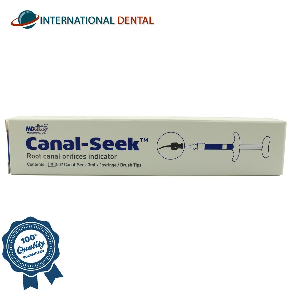 Dental MediClus Canal-Seek™ R00t Canal Orifice & Crack Indicator Syringe 3ml