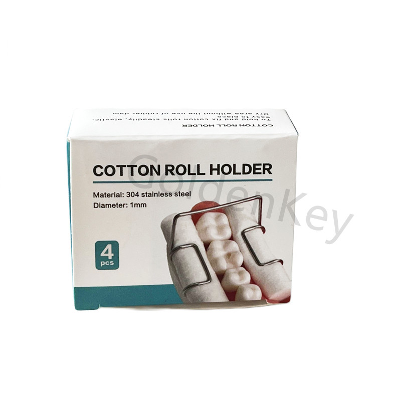 4Pcs/Box Dental Cotton Roll Holder Clip Sterilizable Orthodontic Dentist Holder