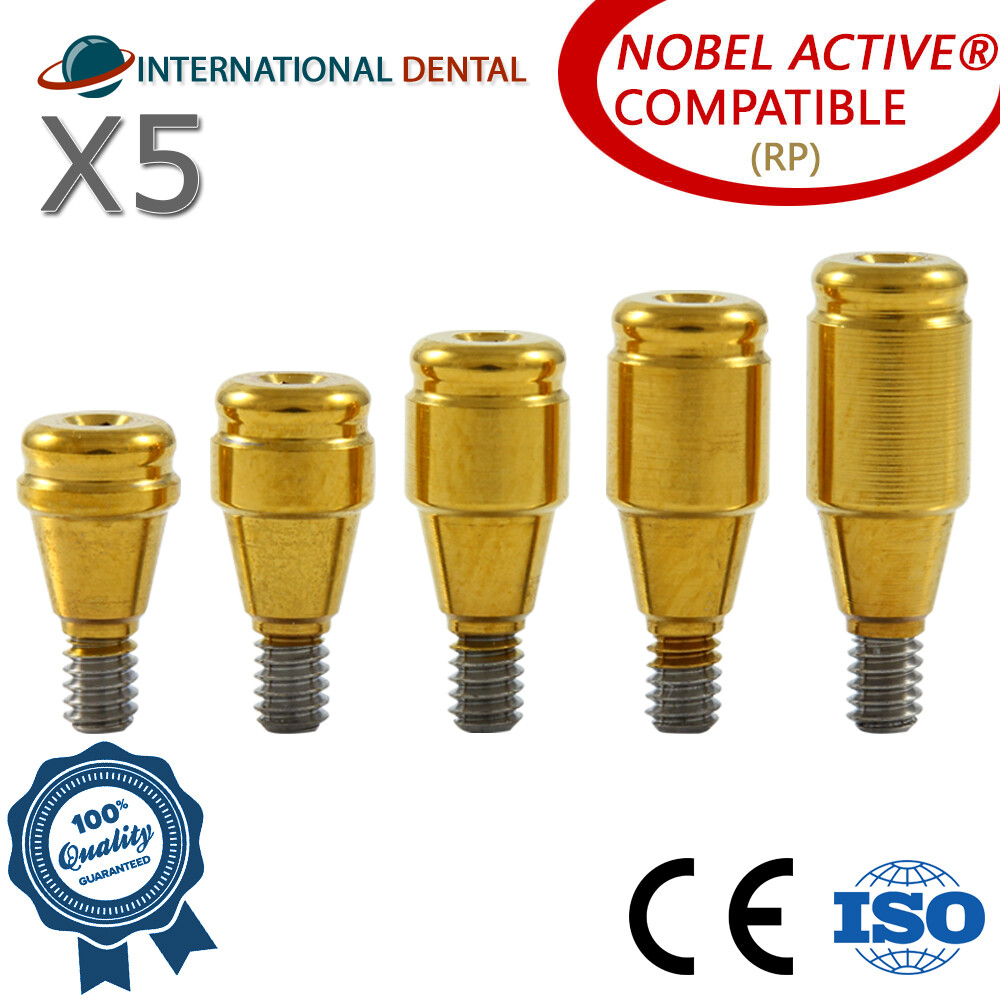 5 Lokator Attachment Titanium Adapter Head For N0bel Active Hex RP Dental