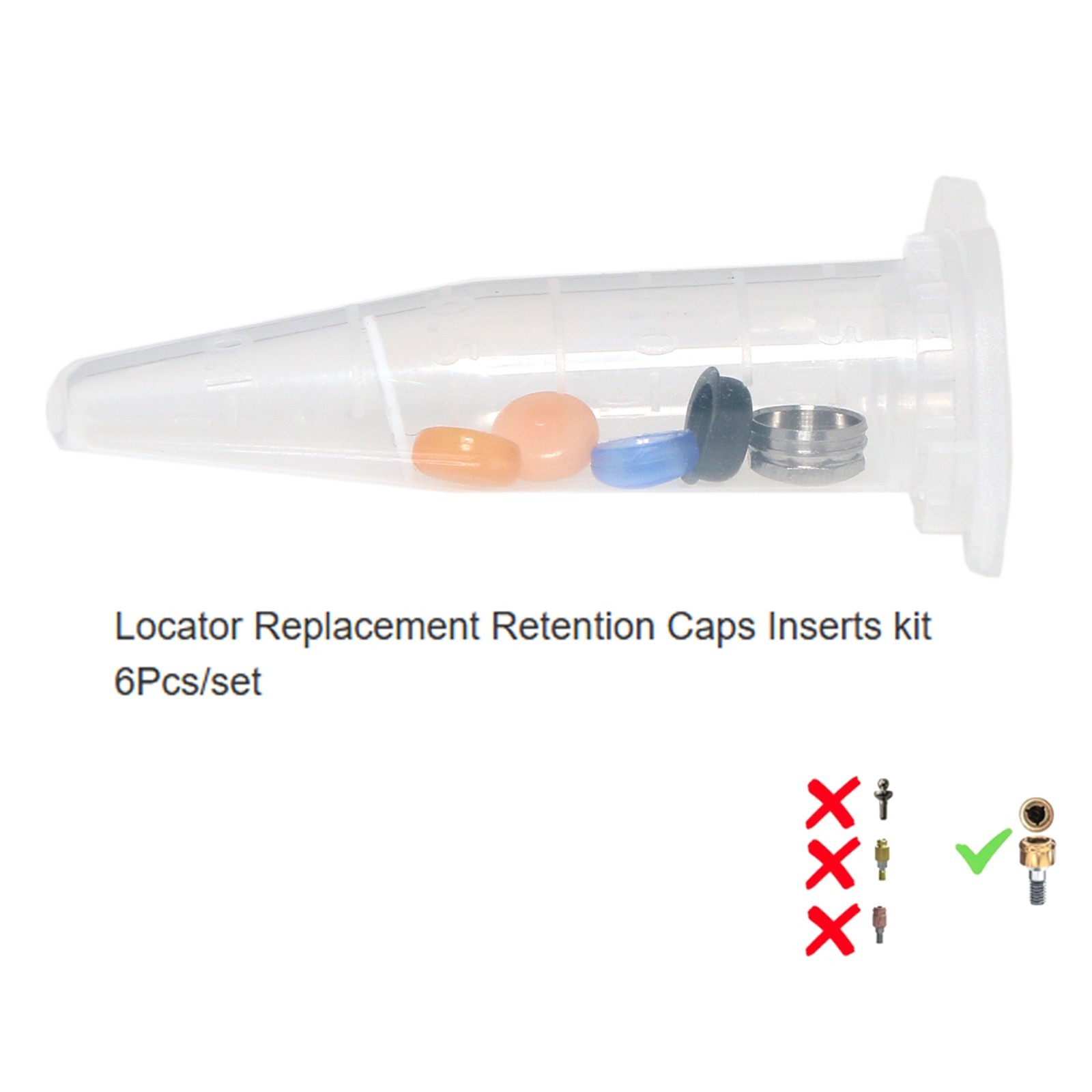 Zest LOCATOR Anchor Abutment Fit Neodent GM All Platform Overdenture Attachment