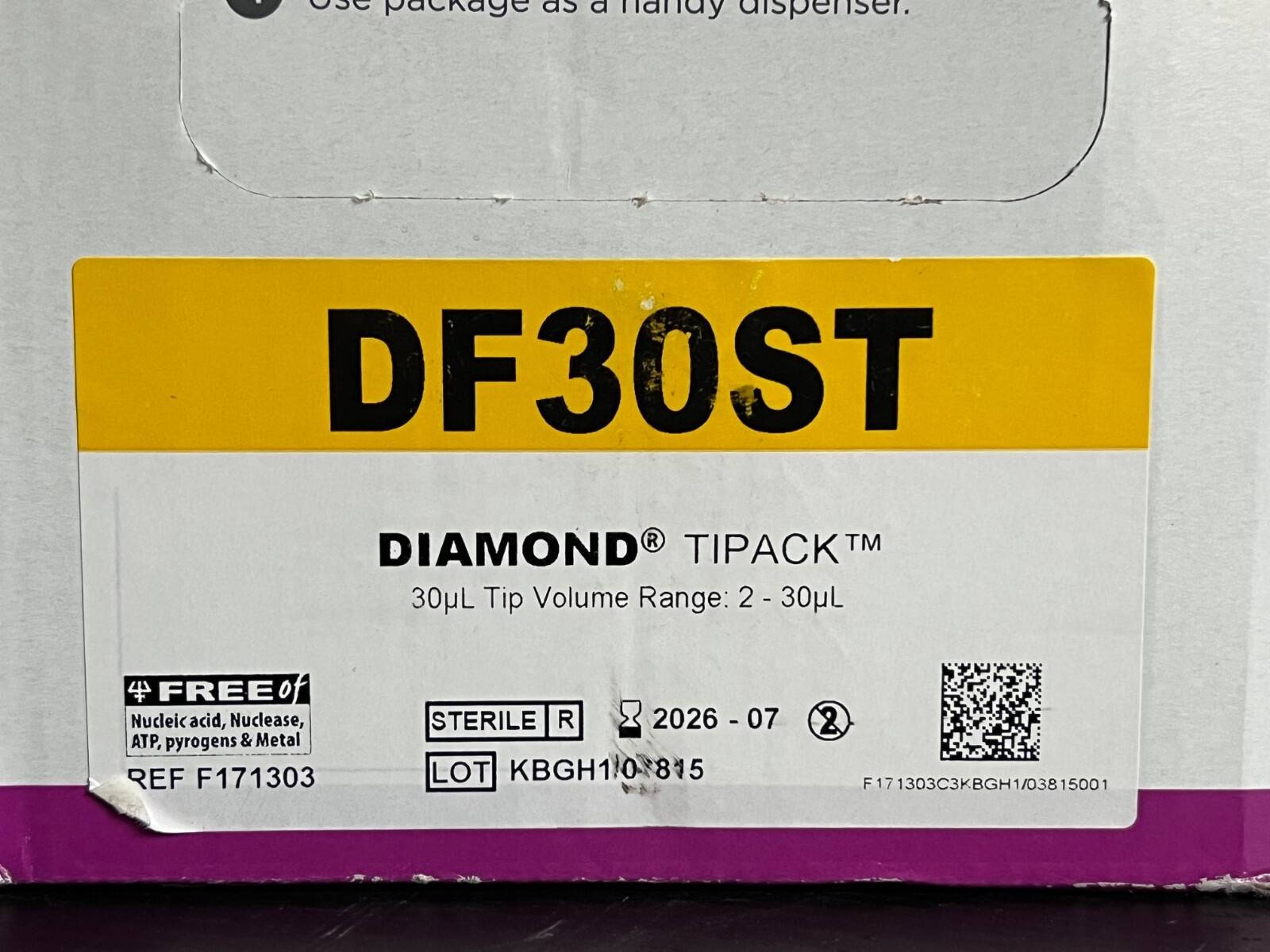 GILSON DIAMOND Pipette Tips DF30ST, 2-30 µL, 960 w/filter – Sterile 7/2026