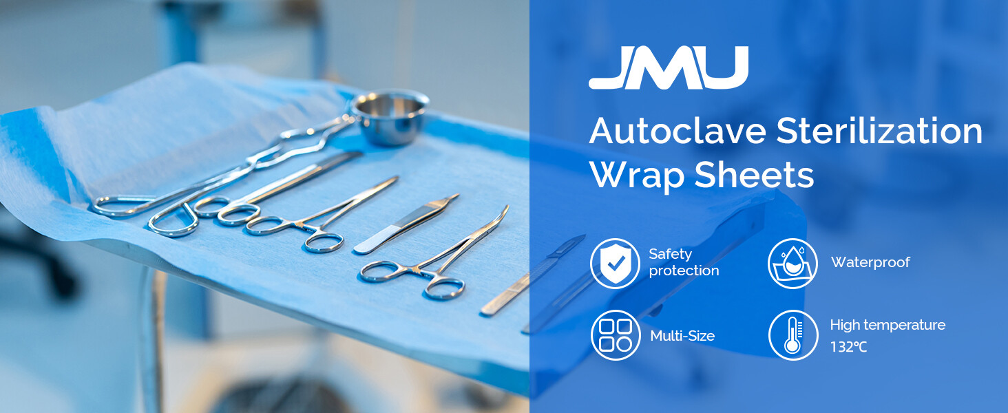 JMU Medical Sterilization CSR WRAP for Hospital, Medical Crepe paper 60gsm