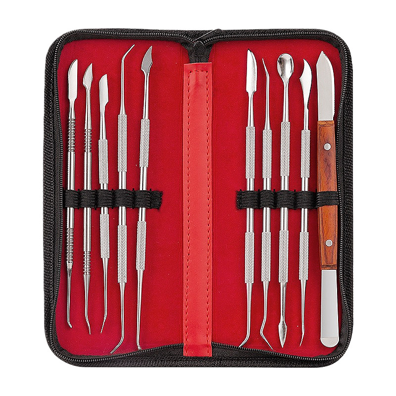 Dental Spatula Plaster Knife Practical Versatile Teeth Wax Carving Tool Set