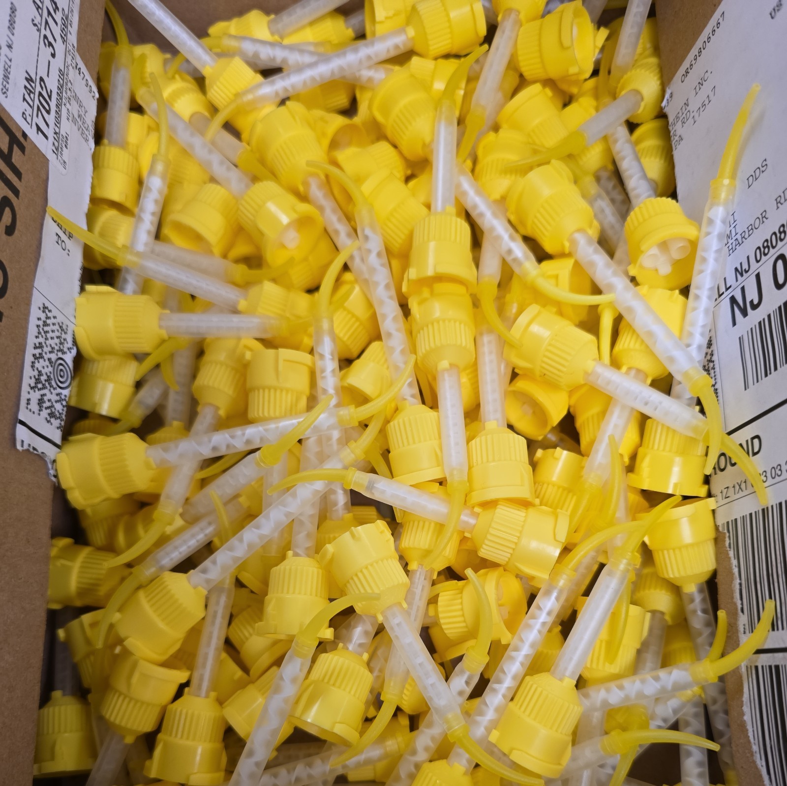 96 Dental Yellow HP Mixing Tips 4.2mm Impression (2 Pack of 48)