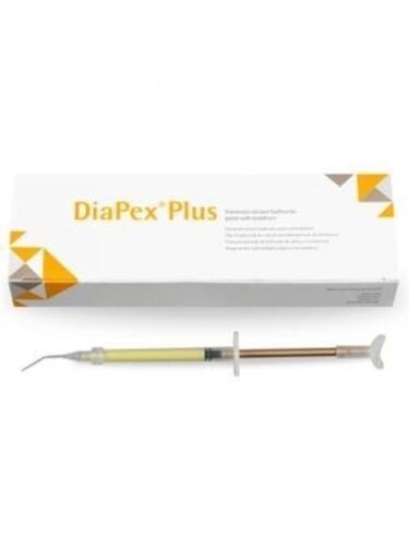 DiaDent Diapex Plus Pemixed Calcium Hydroxide Paste with Iodoform 2 Syr of 2g