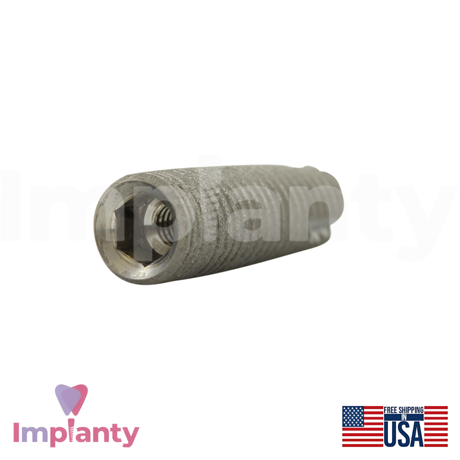 GDT CFI Int Hex 2.42mm Connection Dental Cylindrical Fixture Titanium Set
