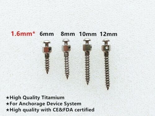 Dental Orthodontic Titanium Micro Implant Mini Screws Self-Drilling Screwdriver