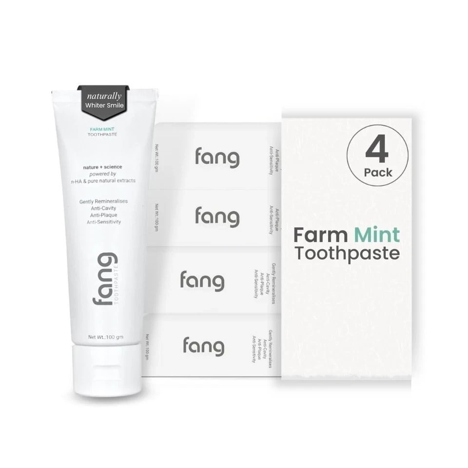 Fang Farm Mint Natural Toothpaste – 120 grams (Pack of 2)