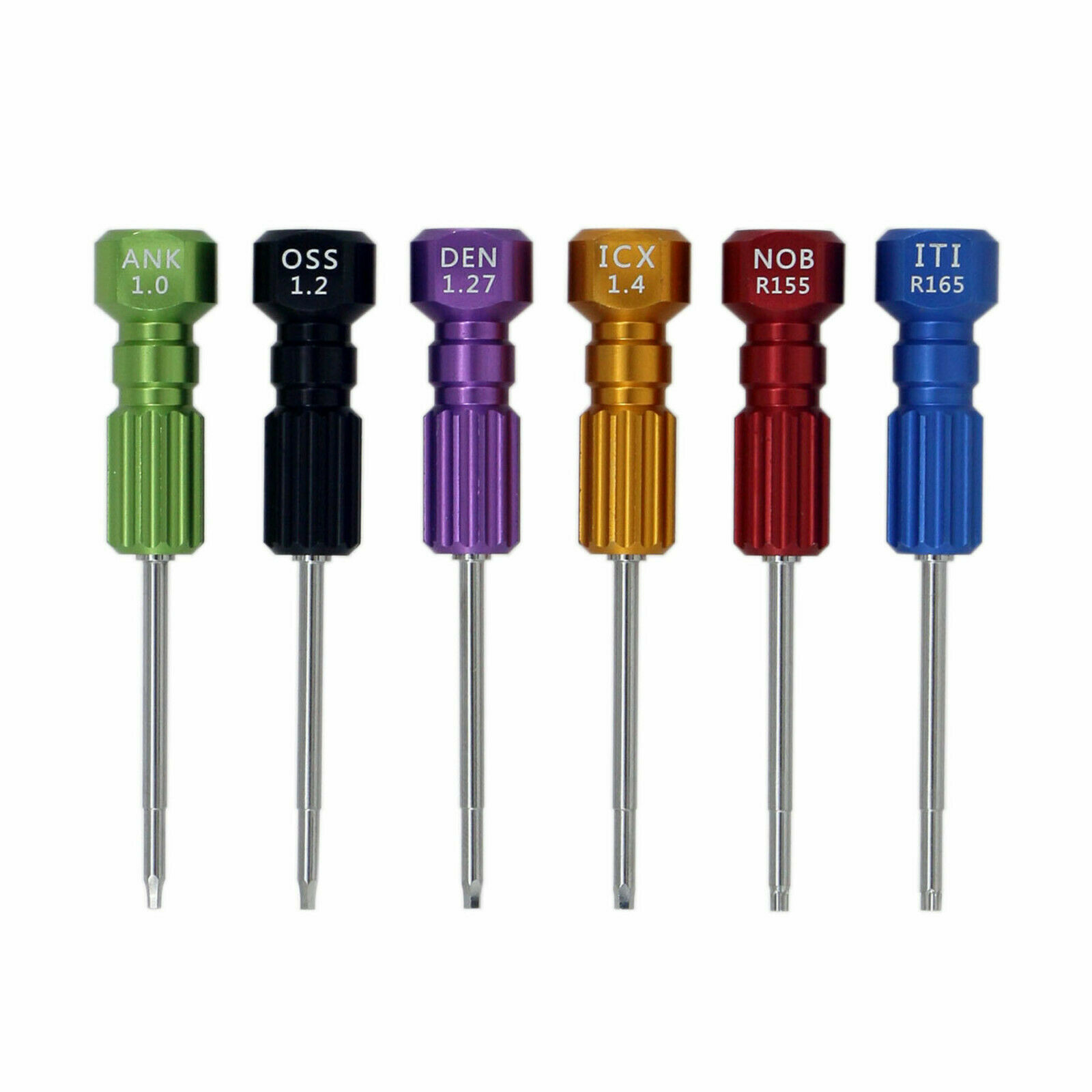 Dental Implant Screw Driver Kit Abutment Implant set of 6 Drivers