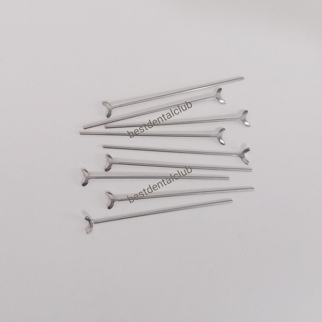 10Pcs Dental Ball Retainer J Clasp Oblique 0.8/0.9/1.0 Y-Type Ortho Scheu Style