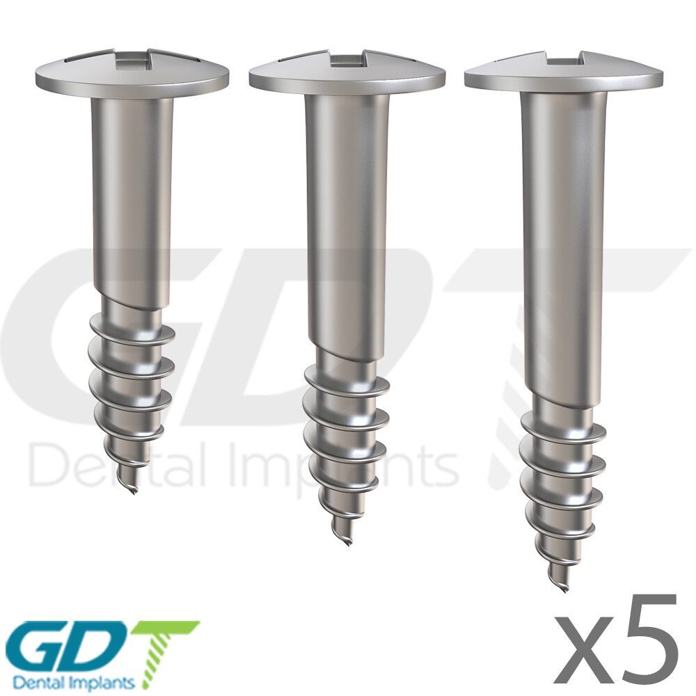5 Half Threaded Self-Drilling GBR Tenting Screw Dental Membrane Fixation