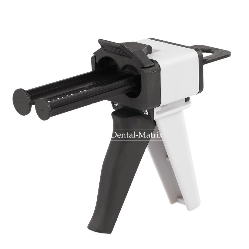 Dental Impression Universal Cartridge Dispenser Delivery Gun 1:1 2:1 Mixing