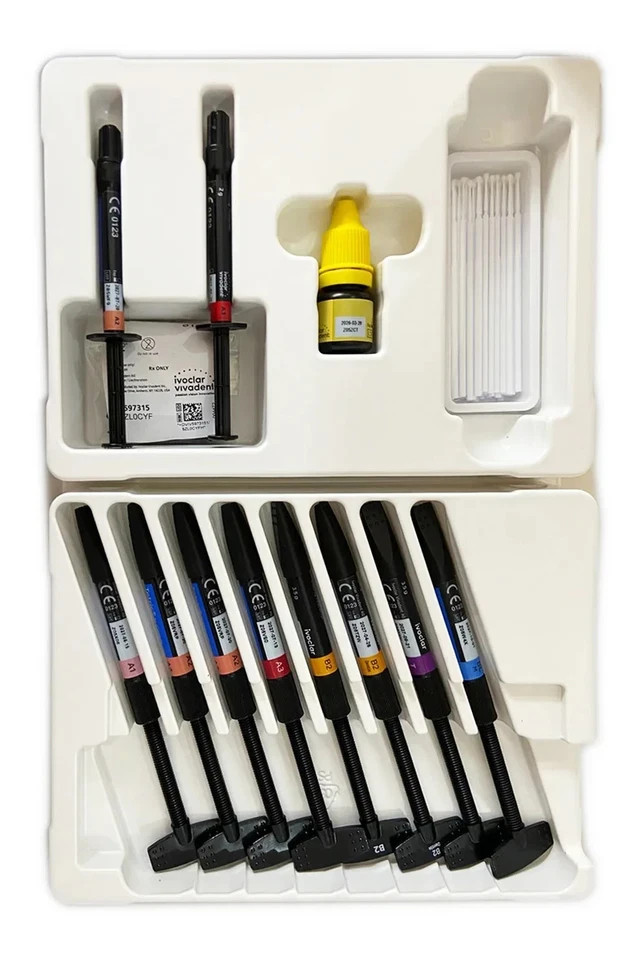 Dental TETRIC N COLLECTION LC 8 Composite , Bonding & 2 Flow Restorative Pack FS