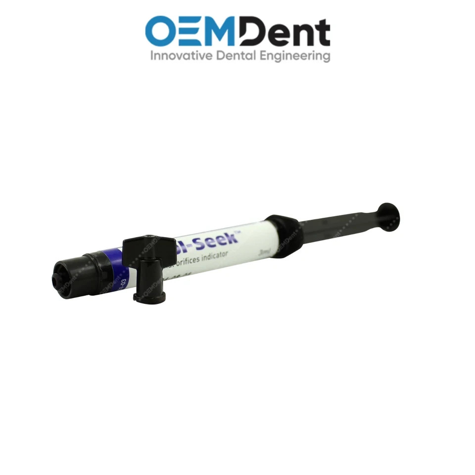Dental Ro0t Canal Orifice & Crack Indicator Syringe 3ml, Brush Tips