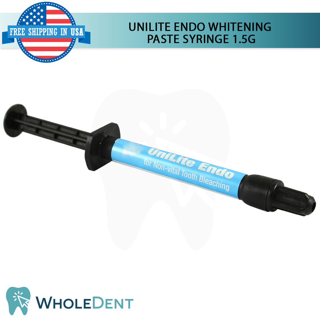 Endo Endodontic Whitening Paste Non-Vital Dental Tooth Bleaching 1.5g Syringe