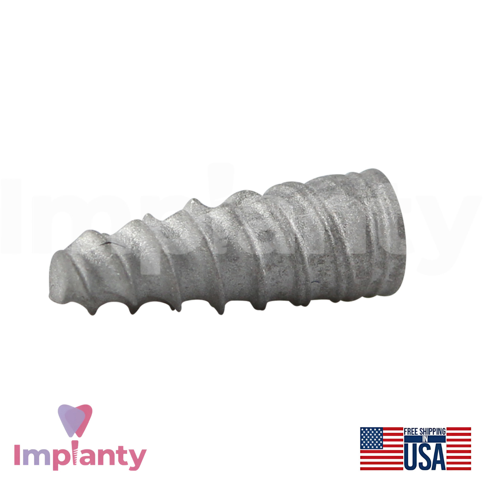 5x GDT CNP Conical Hex 2.25mm Dental Fixture and Straight Prosthetic NP Ø3.5mm