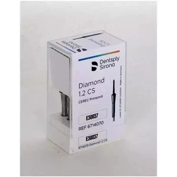 Milling Burs 1.2 CS 1.2 mm Dentsply 6714070 CEREC Primemill Diamond 6( FREE SHIP
