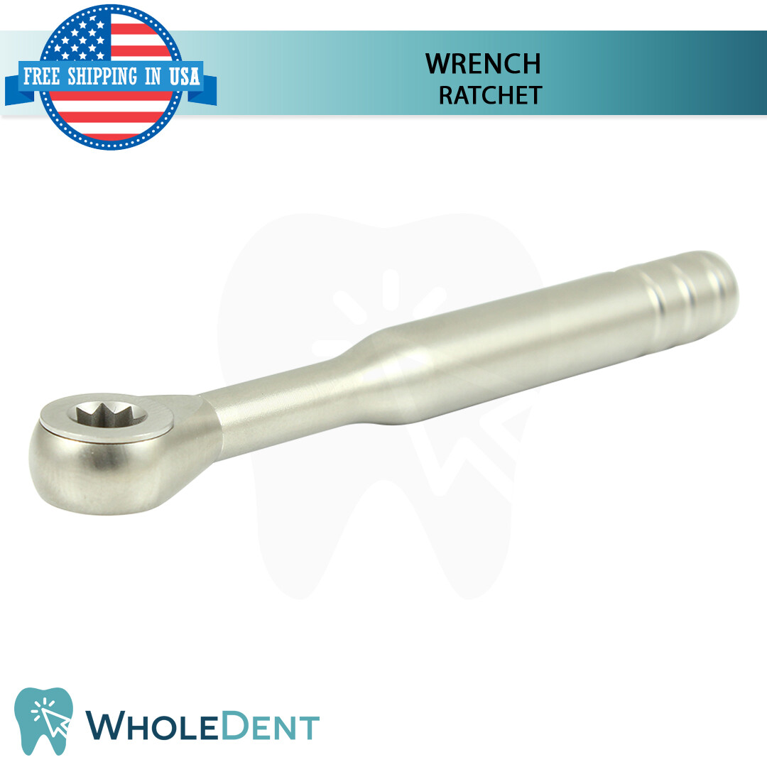 Sur gical Wrench Ratchet For Square Connection Dental Im plant Tool Instrument