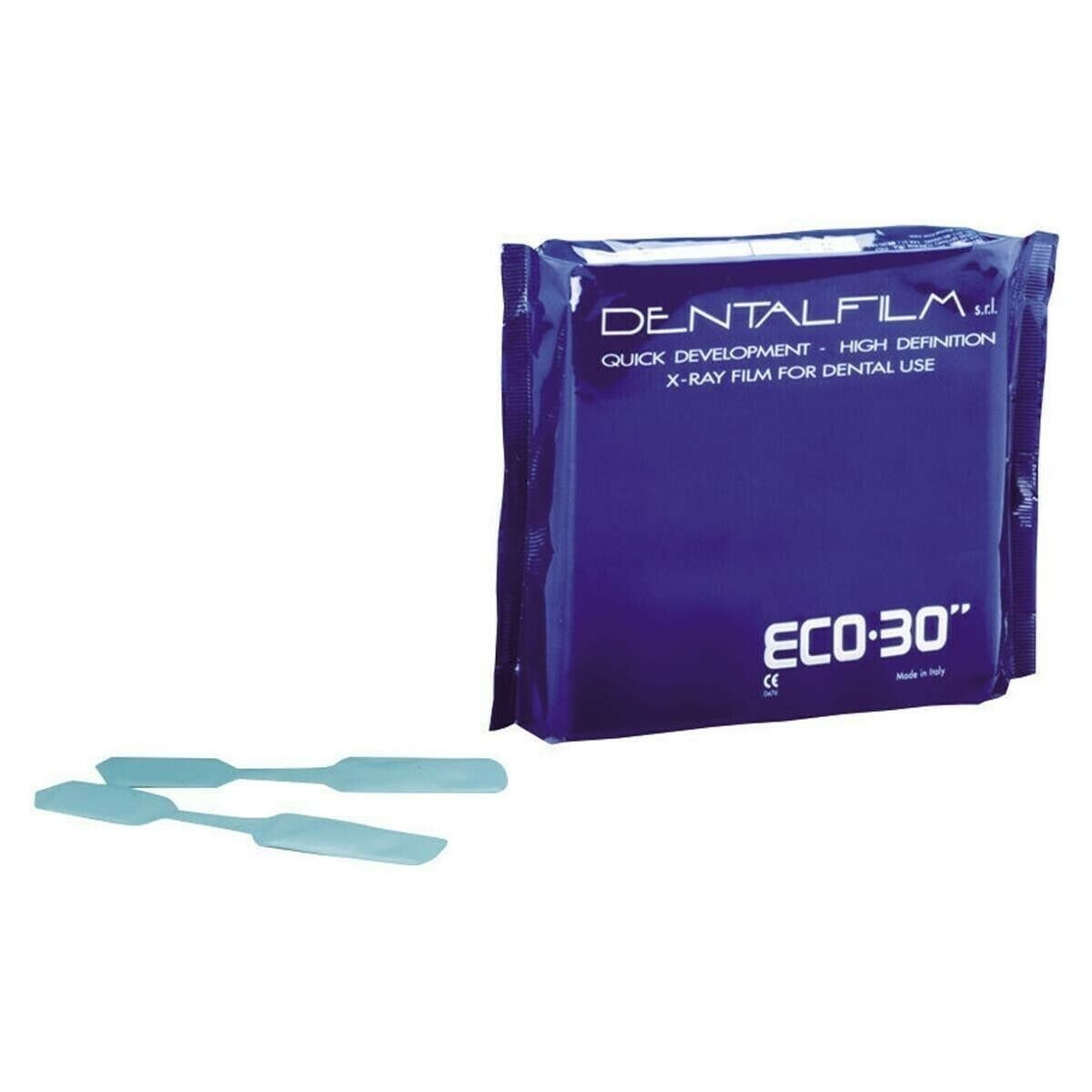 Dental Film Eco-30 Self Developing X-ray Film with a Monobath Solution 50pcs.