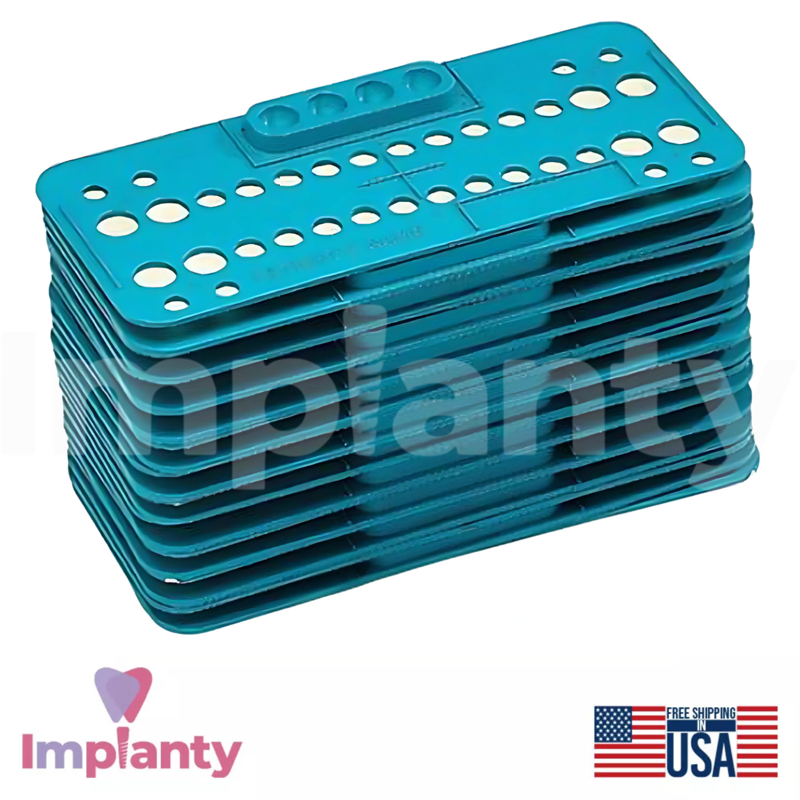 GDT Supplies Bonding 25pcs Prep Dental Trays Adhesive Pads Dentistry Tool