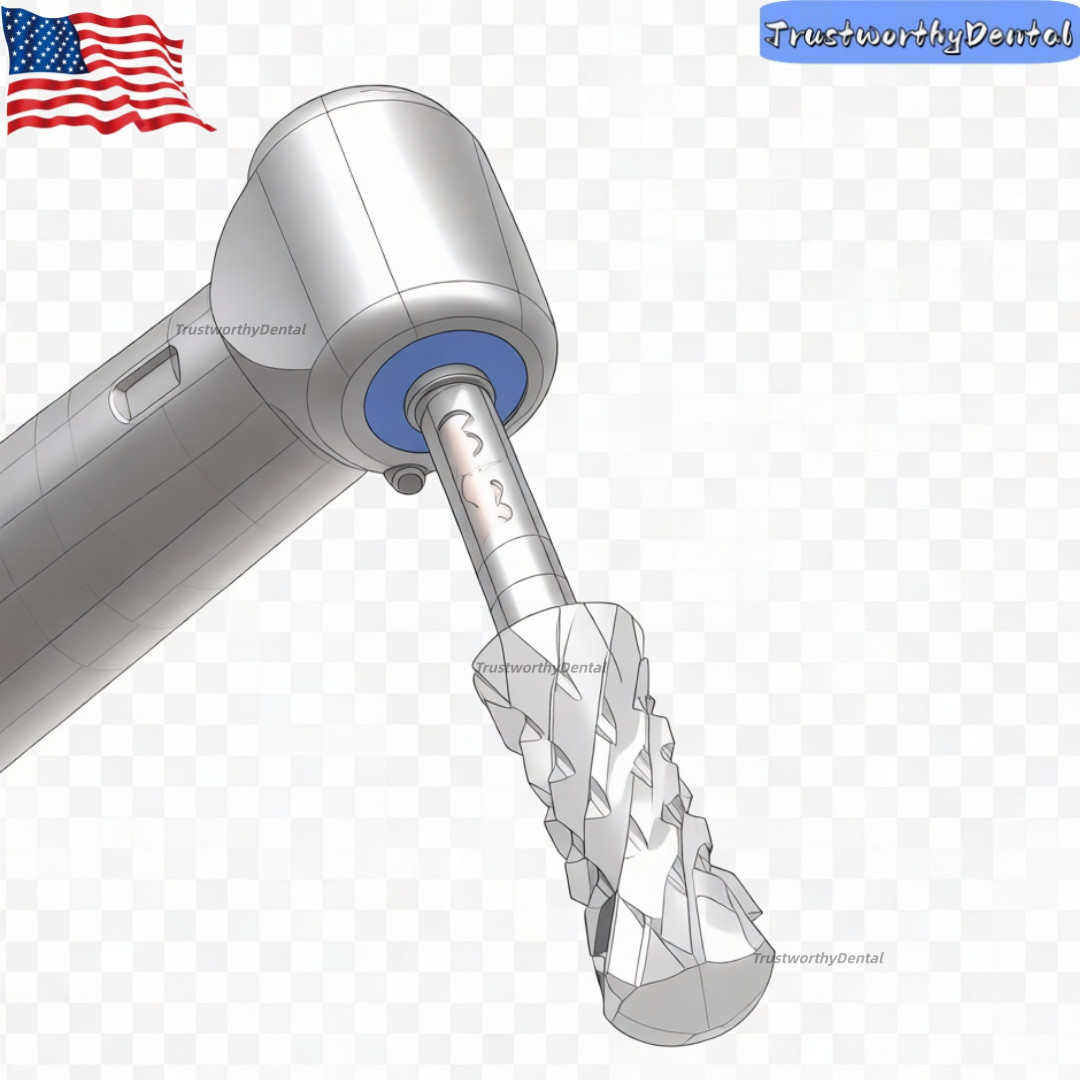 USA Dental Bone Trimming Drill Concave Tapered Sculpte Crest Remover ⌀4.5mm