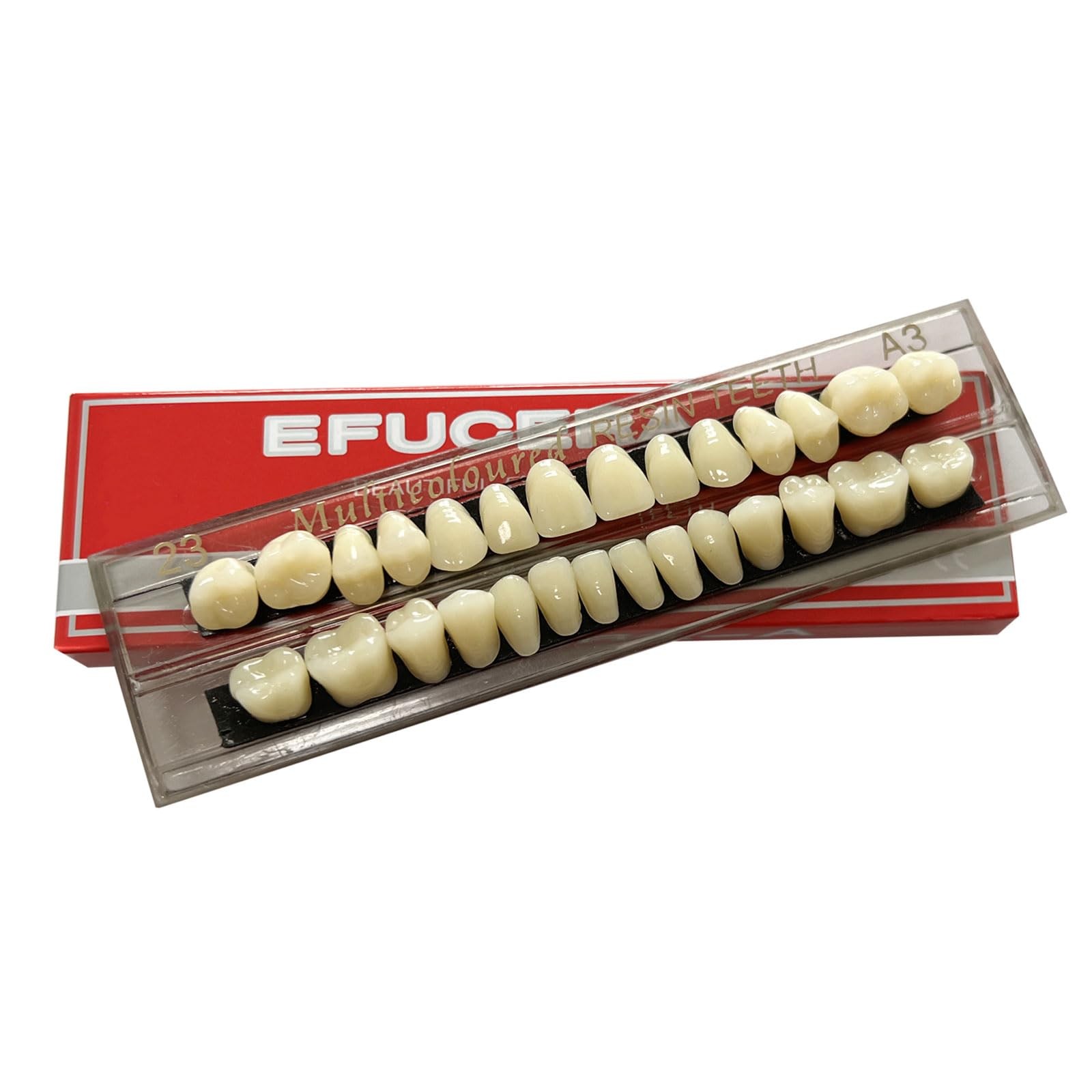 56 Pieces False Teeth Acrylic Resin Denture Tooth, Tooth 23 A3