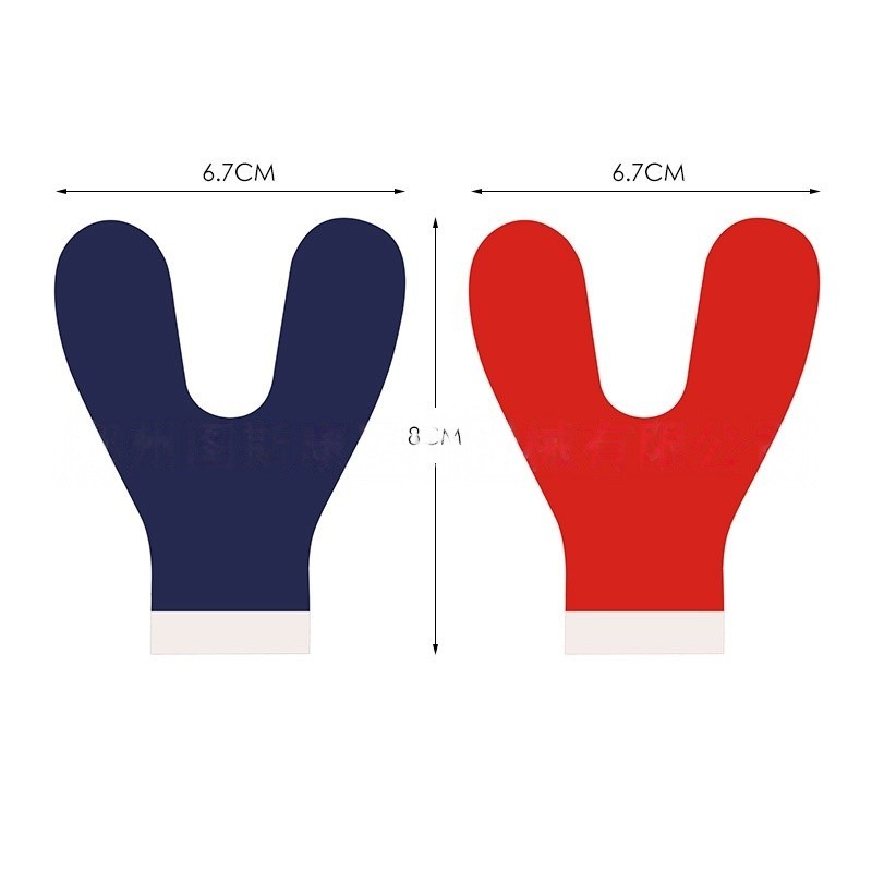 Horseshoe Dental Articulating Paper Red &Blue Occlusion Marking Paper 120Pcs/Box