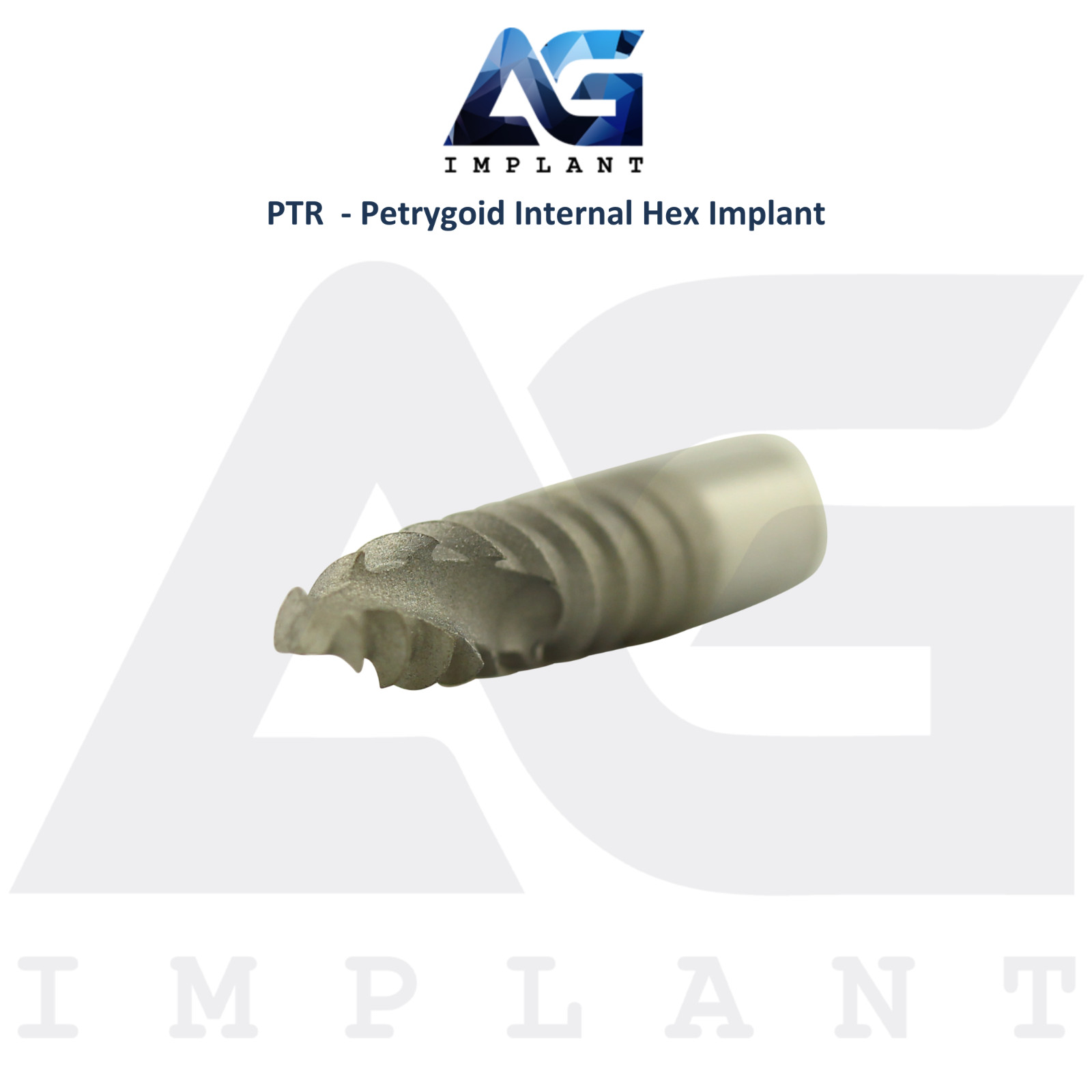 PTR – Petrygoid Int Hex Dental Fixture 2.42mm Connection System Ø4.2mm RBM