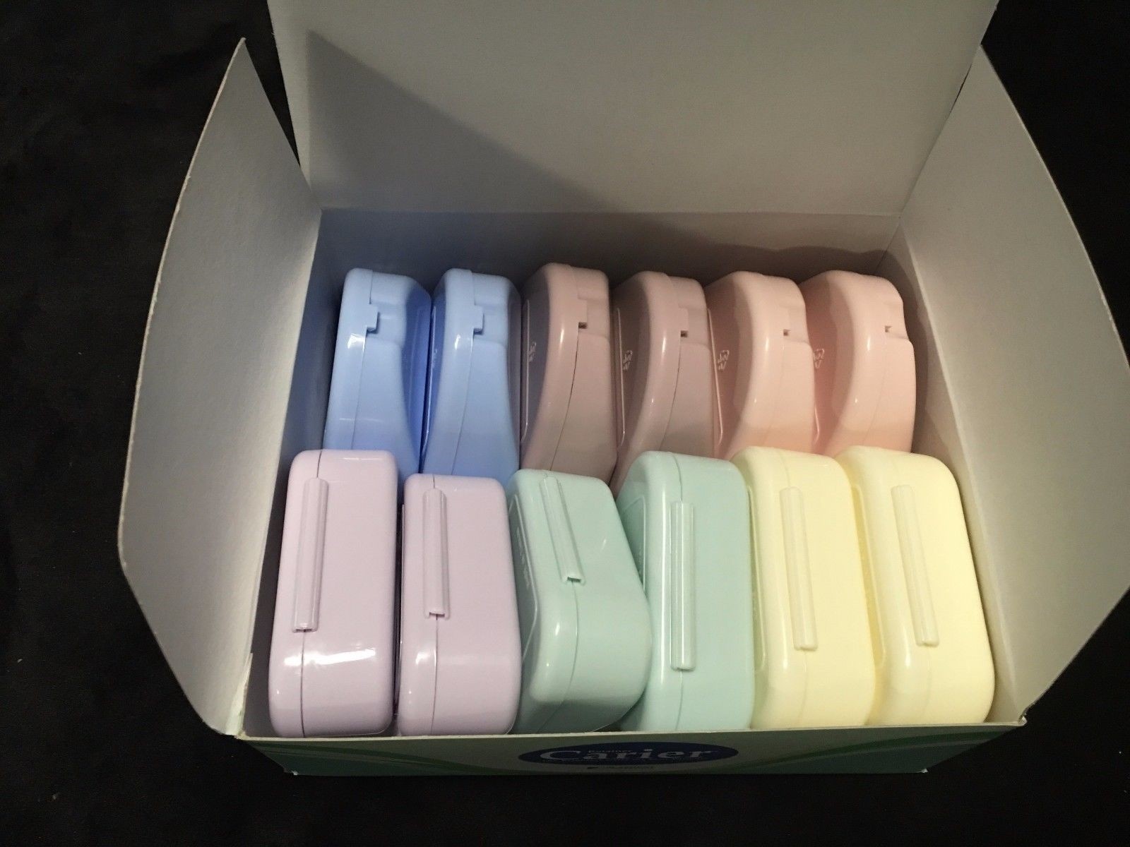Dental Retainer Mouthguard Cases Box 12/pkg Assortment color