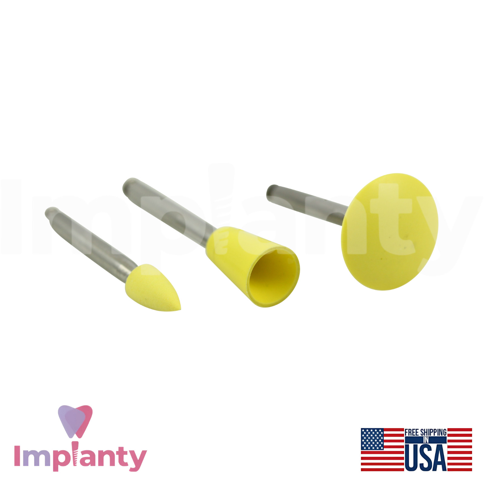 MDT Composite Dental Polishing Kit 3 Step System For High-Gloss Finish