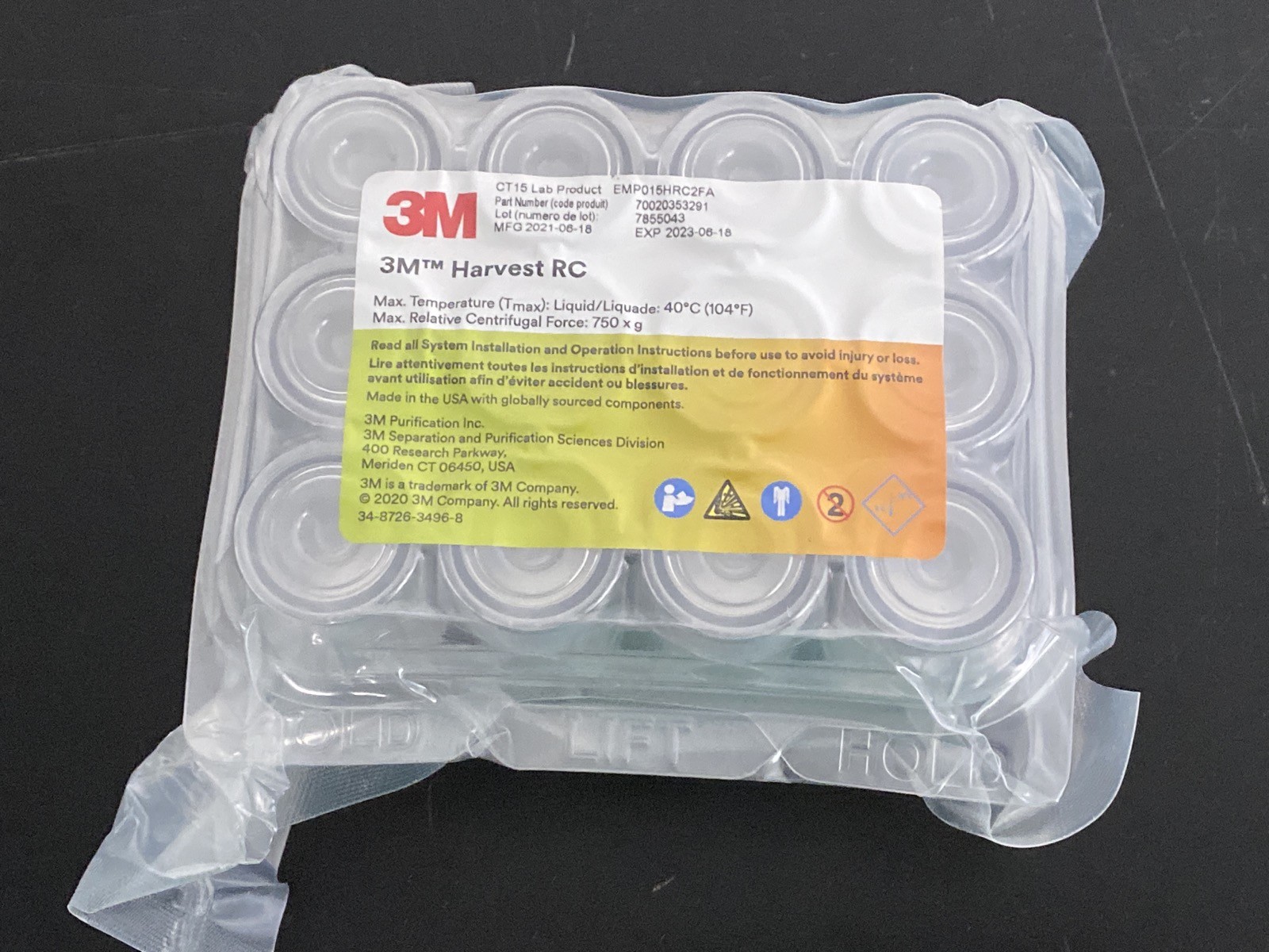 (18) 3M Harvest RC CT15 Chromatographic Clarifier Filters EMP3015HRC2FA