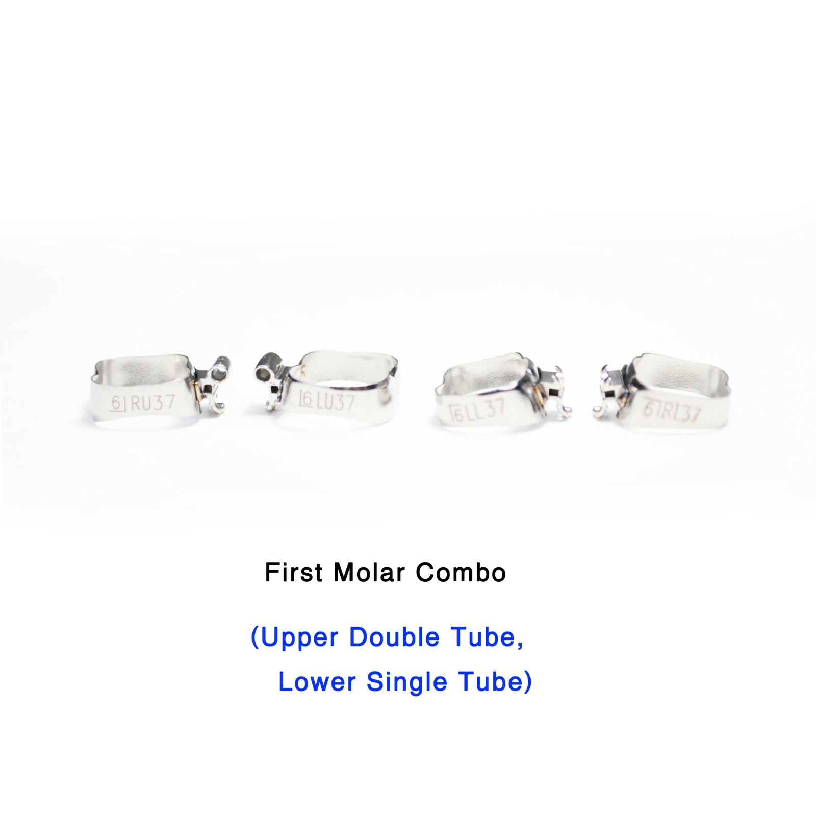 J&J Ortho™ Orthodontic #6 First Molar Band Quadrant (4/pk) Optional Size