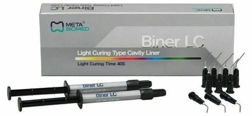 Meta Biomed Biner LC DENTAL Light Curing Type Cavity Liner Base Long exp