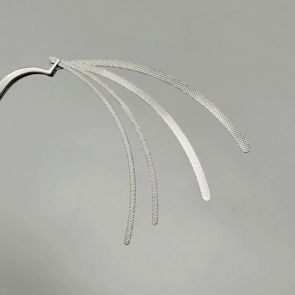 Dental Orthodontics Lingual Retainer Universal 1.2/2.0mm Mesh Base Wire Bondable