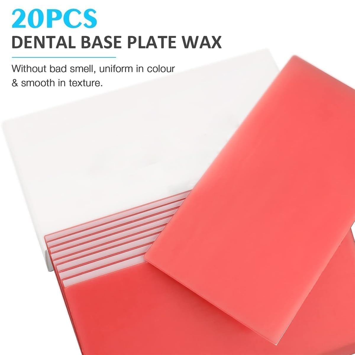20PCS Dental Base Plate Wax, Cannot be Used for dentures Molding Casting Wax …