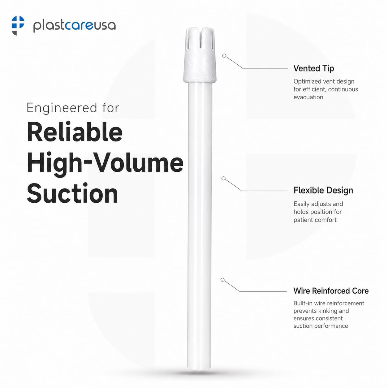 100 Dental Saliva Ejectors Disposable – Medical Grade Latex Free Evacuation Suct