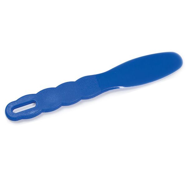 maxill Easy Grip Textured Wave Handle Spatula, Autoclavable, Blue, Single