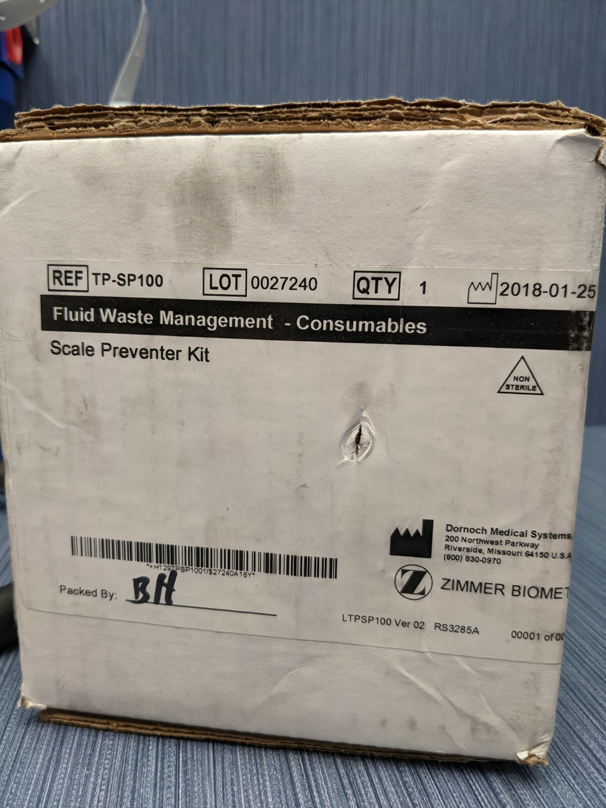 Zimmer Biomet Scale Preventer Kit TP-SP100