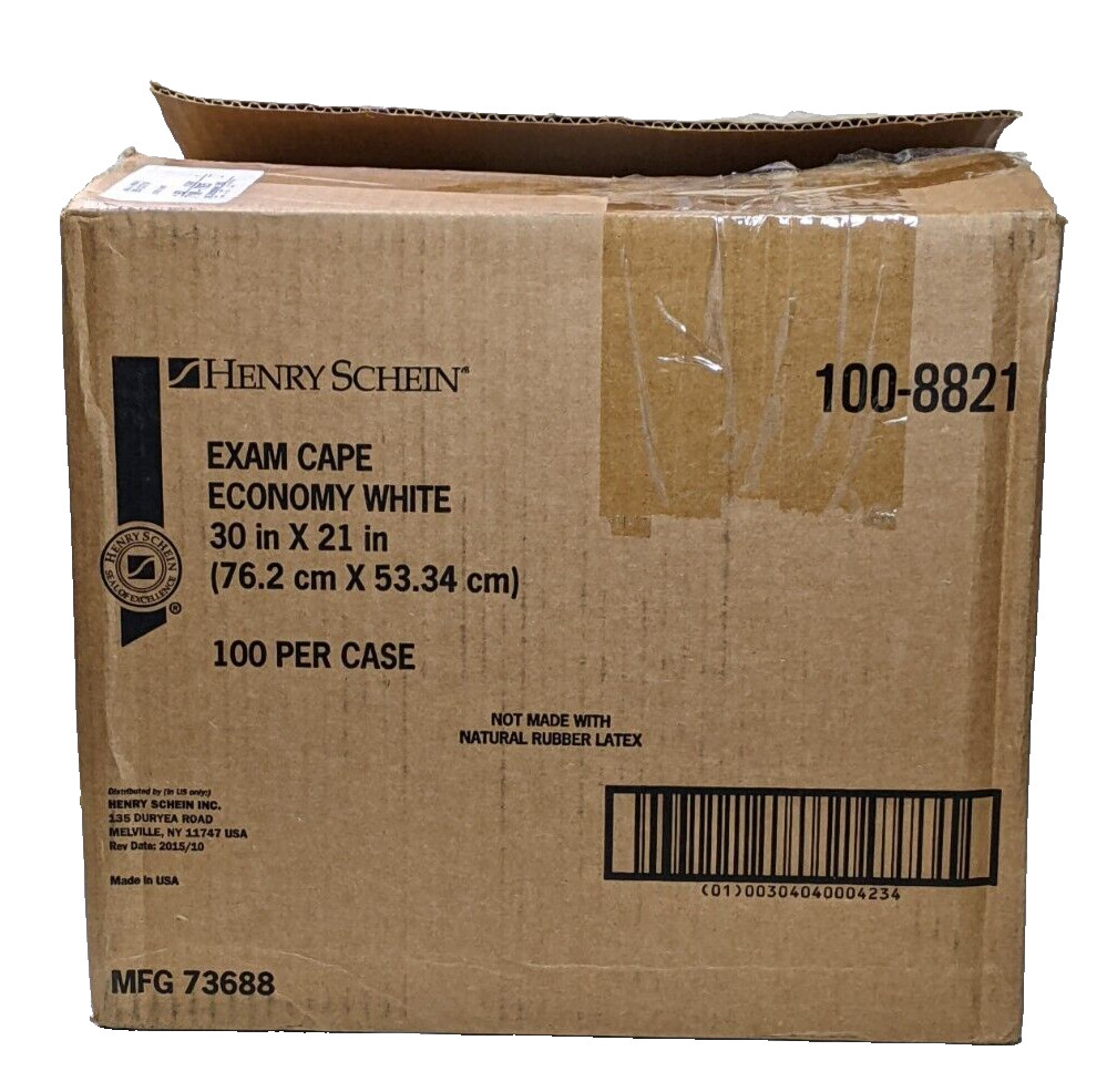 Exam Cape Economy White 30″ x 21″ (Henry Schein 100-8821)
