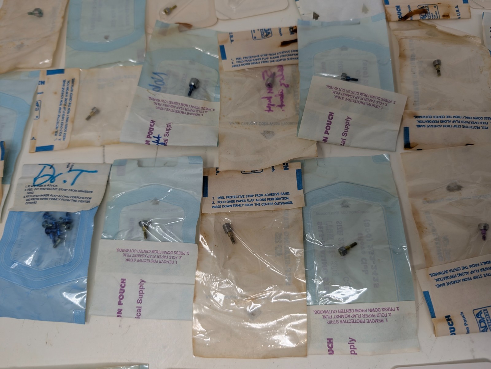 Lot of Nobel Biocare Implant Screws In Sterile Bags (G4)