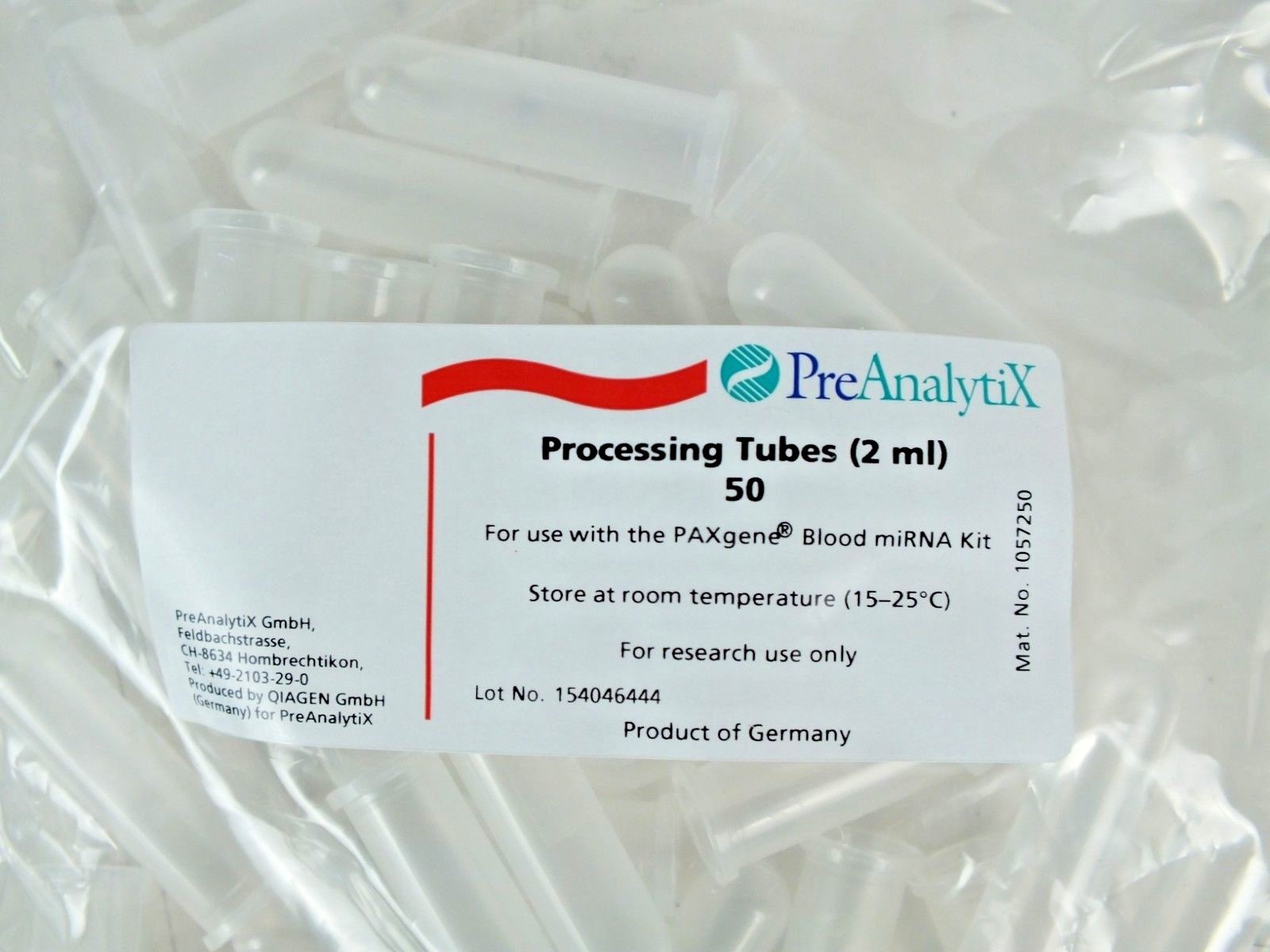 New PreAnalytiX Elution Tubes (2 mL) Lot of 50 For Use W/ PAXgene Blood miRNA