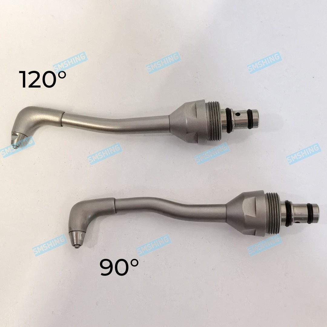 2Pcs Dental Air Polisher Nozzle Tip Head 90° 120 Angle Fit NEO NSK Prophy Mate