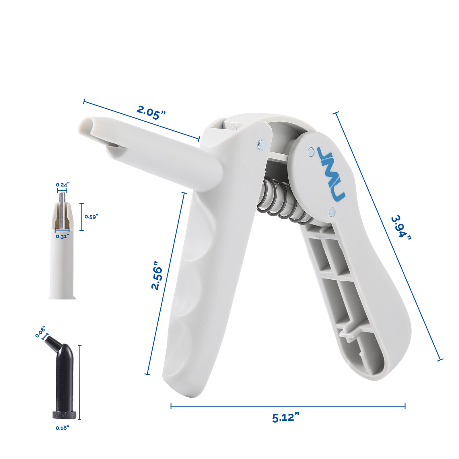10st JMU Dental Composite Gun Delivery Applicator Syringe Dispenser Autoclavable