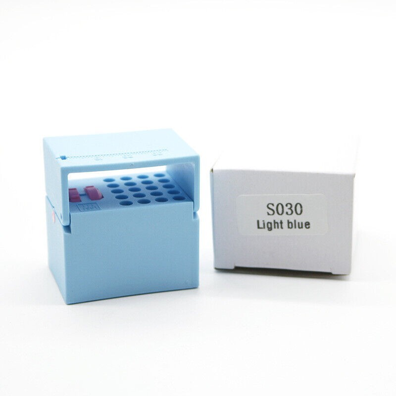 Dental 20 Holes Endo Files Holder Memory Autoclavable Endodontic Ruler Organizer