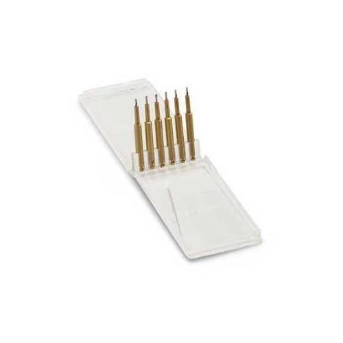 Coltene Whaledent K92 TMS Kodex Drills Silver .021″ x .079″ Depth Limiting 6/Pk