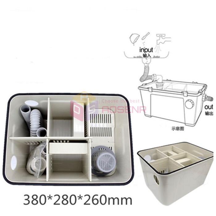 Dental Lab Equipment Plaster Powder Trap Filter Gypsum Sedimentat Tank