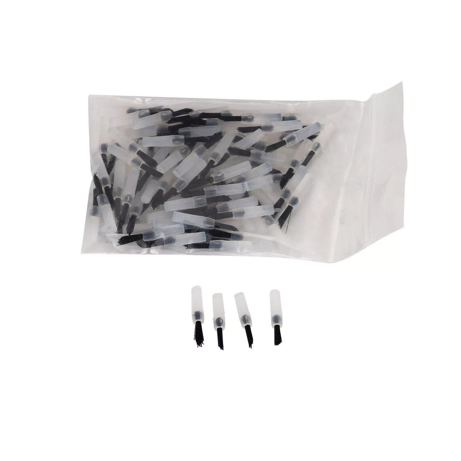 10 Packs Dental Composites Bonding Replaceable Applicator Tips Brush Handle