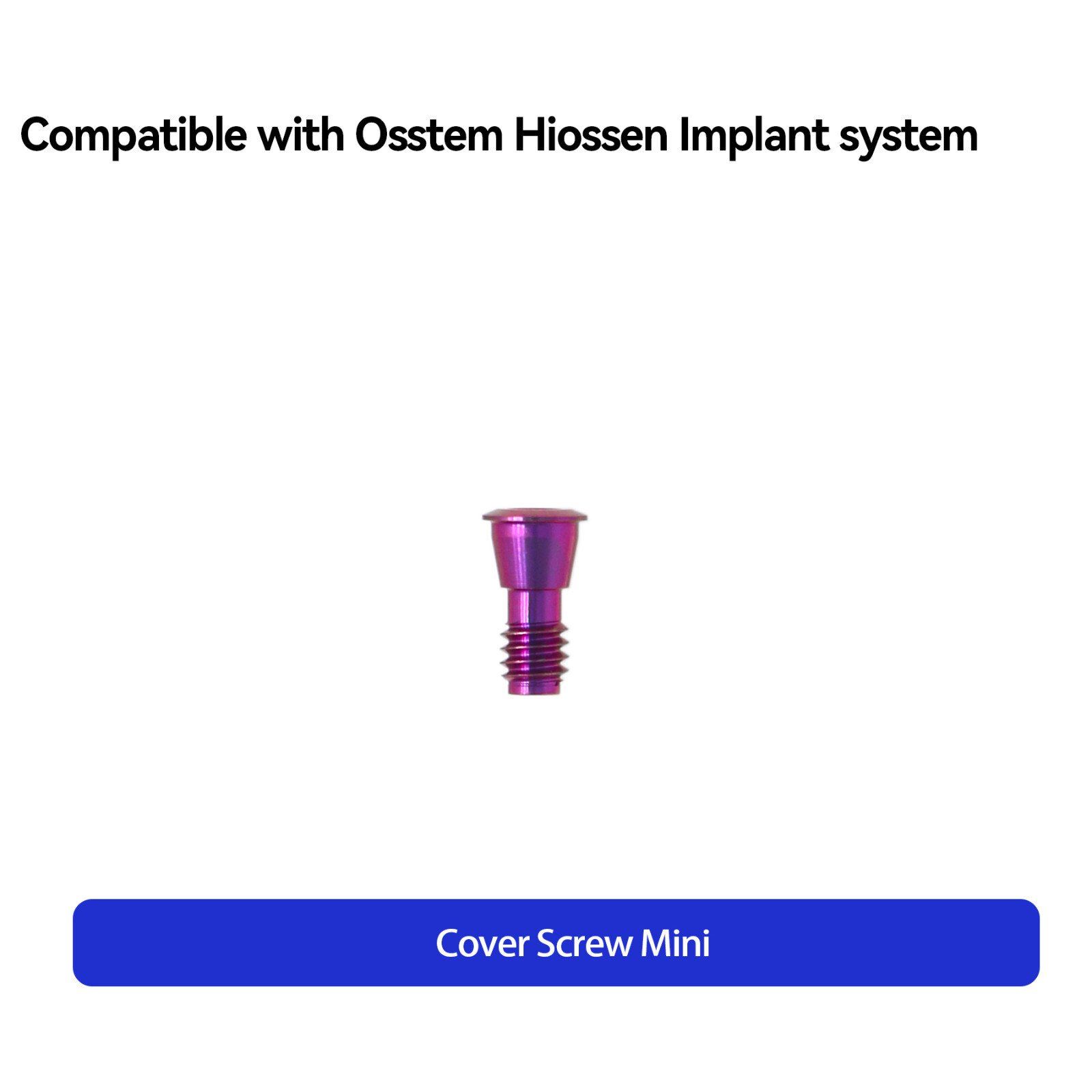 Dental Healing Abutments Regular Platform Fit Osstem Hiossen Ø4.0 Ø4.5 3.0-9.0mm