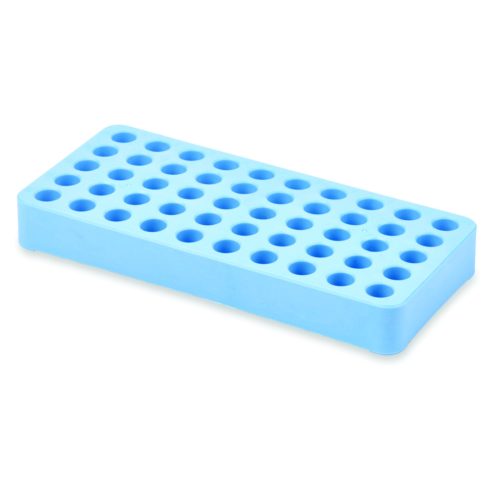 Cryotube Rack 50 count, PP Materials, Blue. Karter Scientific 236J2 – Single